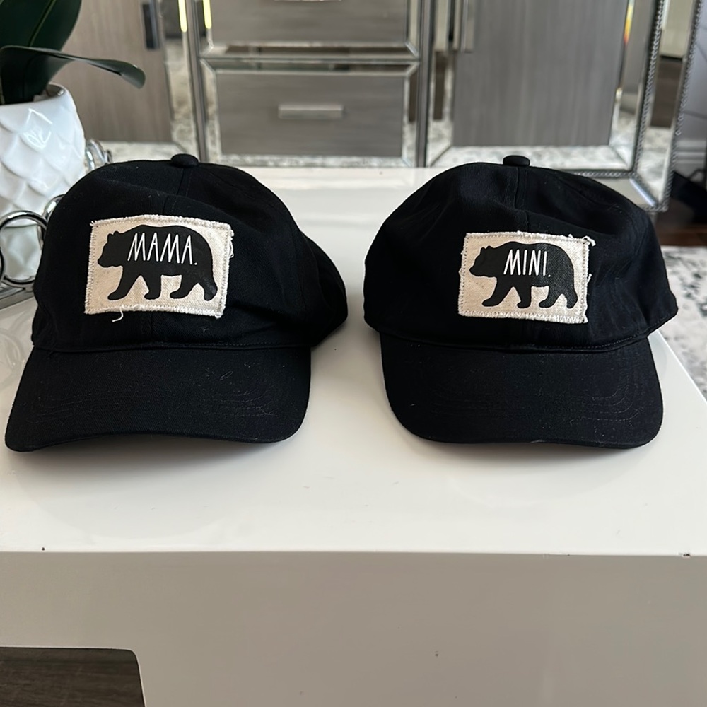 Rae Dunn hats mama and mini